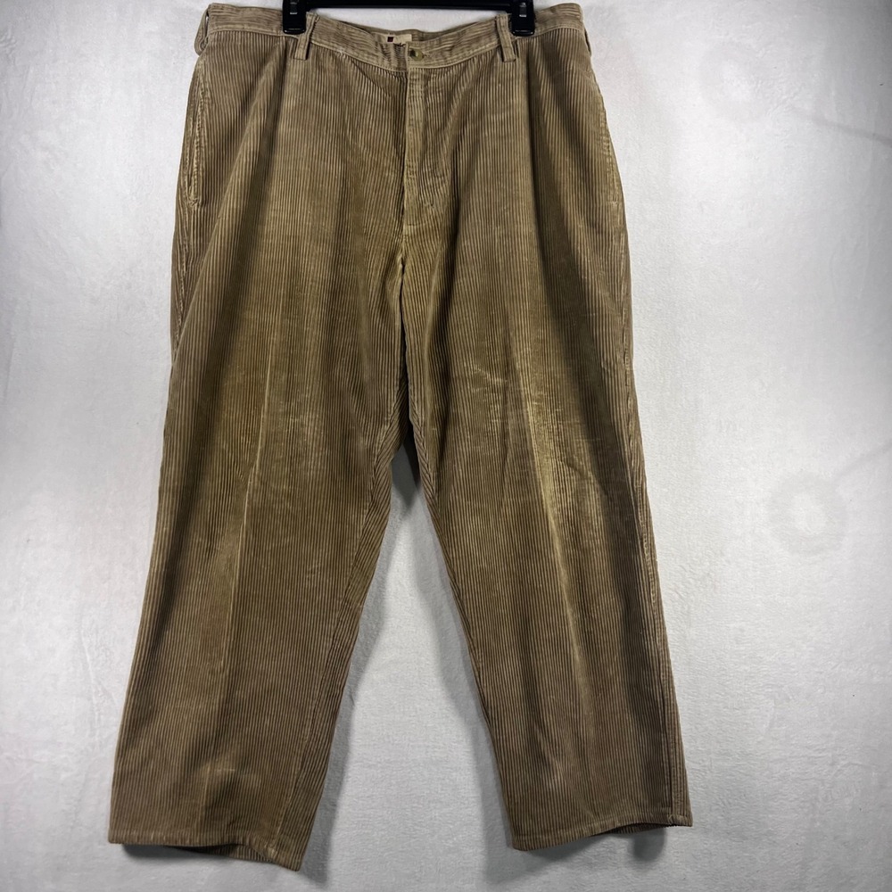 WOOLRICH Khaki Corduroy Pants‎ Mens Size 36x27 Relaxed Fit Grunge Granola